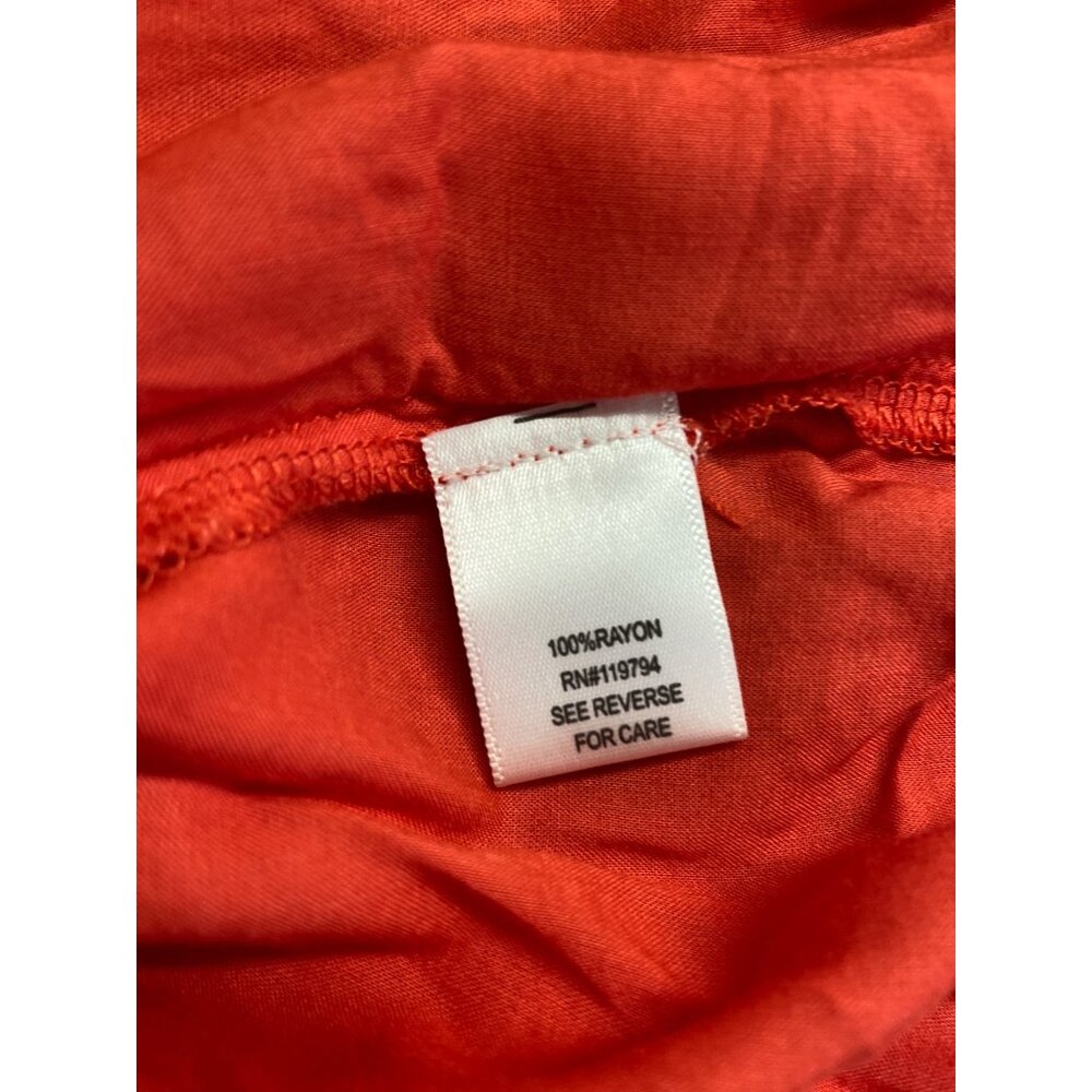 Unity World Plus Size Pl Red Embroidered Peasant … - image 4